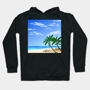 Coconut Trees along the Shore Hoodie